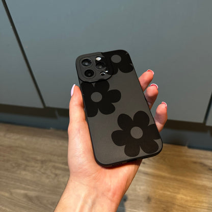 Cute Flower Phone Case with Flower Design for iPhone 17 16 15 14 13 12 11 11 Pro Max Mini 7 8 XR XS X Shockproof Phone Cover Custom Name