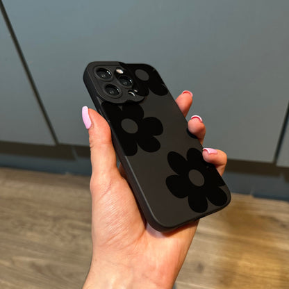 Cute Flower Phone Case with Flower Design for iPhone 17 16 15 14 13 12 11 11 Pro Max Mini 7 8 XR XS X Shockproof Phone Cover Custom Name