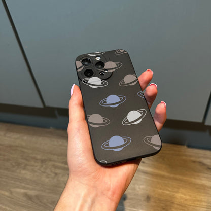 Space Planet Phone Case for iPhone 15 14 13 12 11 11 Pro Max Mini 7 8 XR XS X Shockproof Phone Cover with Customised Name