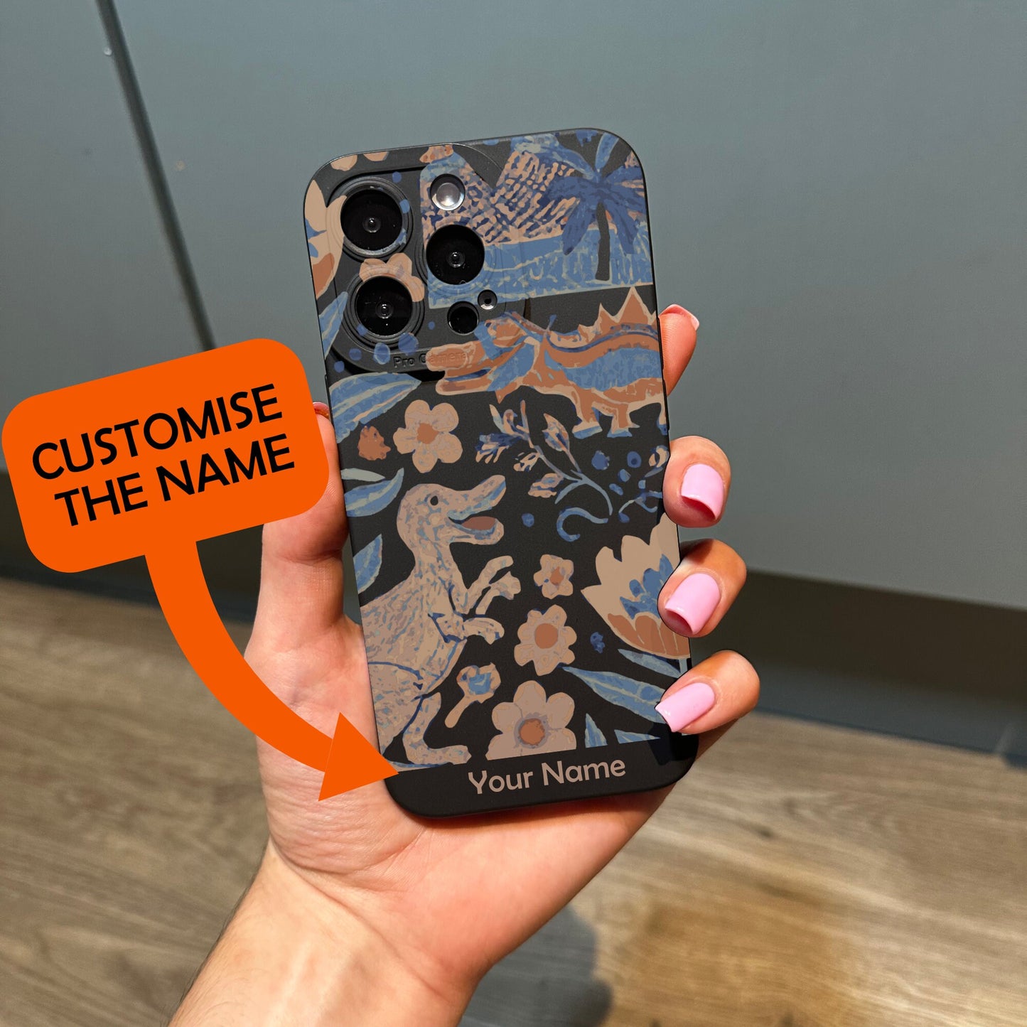 Artistic Watercolour Phone Case for iPhone 15 14 13 12 11 11 Pro Max Mini 7 8 XR XS X Shockproof Phone Cover with Customised Name