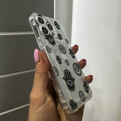 Clear Cute Card Holder Phone Case for iPhone 15 14 13 12 11 11 Pro Max Mini 7 8 XR XS X Wallet Shockproof Phone Cover with Customised Name