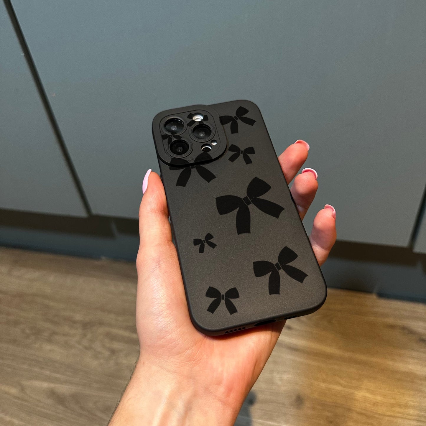 Bow Phone Case with Coquette Aesthetic for iPhone 17 16 15 14 13 12 11 11 Pro Max Mini 7 8 XR XS X Shockproof Cover With Personalised Name