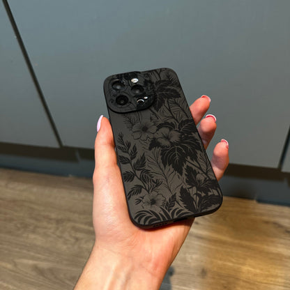 Floral Cute Phone Case for iPhone 17 16 15 14 13 12 11 11 Pro Max Mini 7 8 XR XS X Shockproof Phone Cover with Customised Name