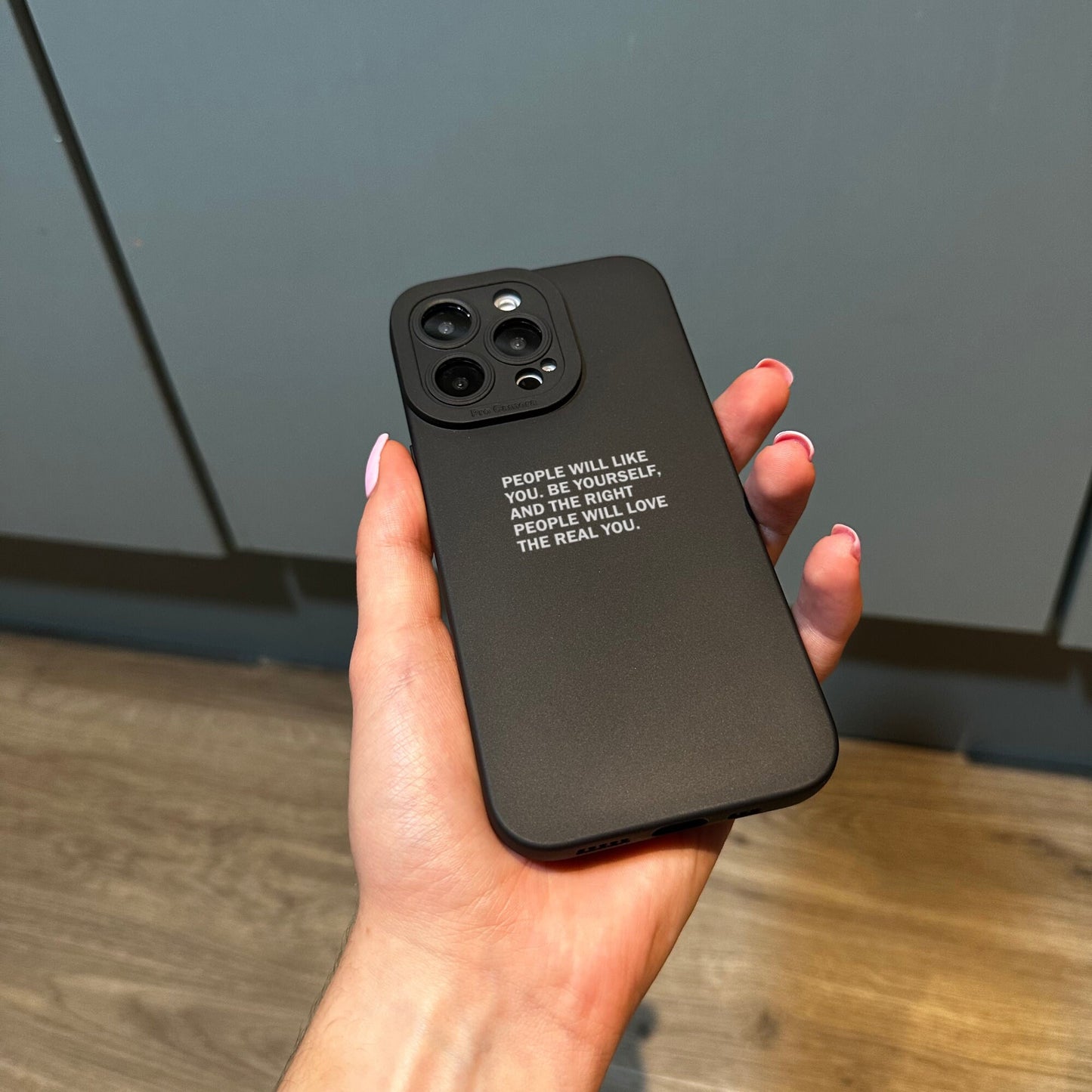 Positivity Goal Girls Affirmation Phone Case with Quote for iPhone 15 14 13 12 11 11 Pro Max Mini 7 8 XR XS X Shockproof Phone Cover