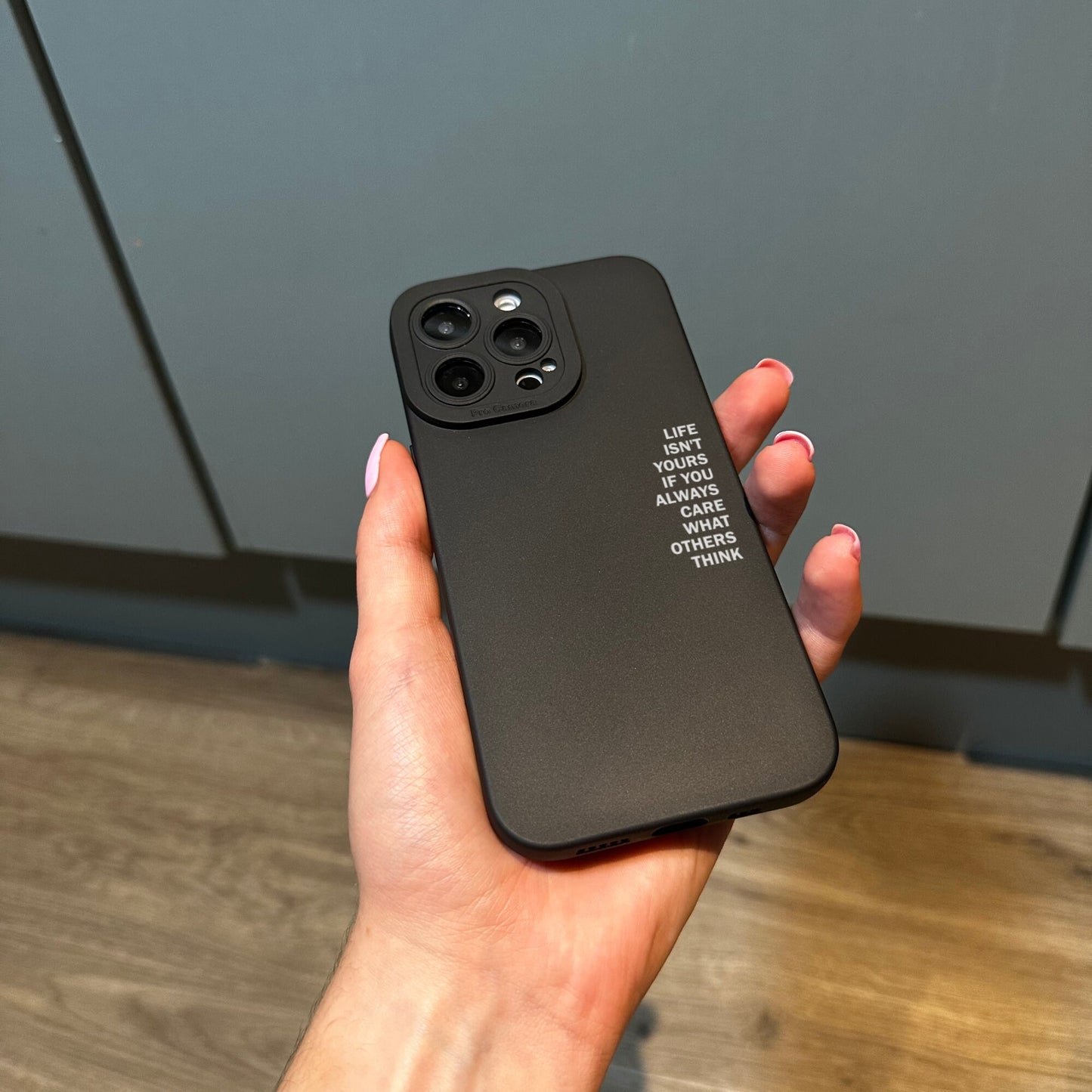 Positivity Goal Girls Affirmation Phone Case with Quote for iPhone 17 16 15 14 13 12 11 11 Pro Max Mini 7 8 XR XS X Shockproof Phone Cover