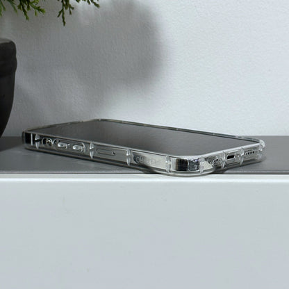 Vintage Floral Clear Phone Case for iPhone 15 14 13 12 11 11 Pro Max Mini 7 8 XR XS X Shockproof Silicone Phone Cover with Custom Name