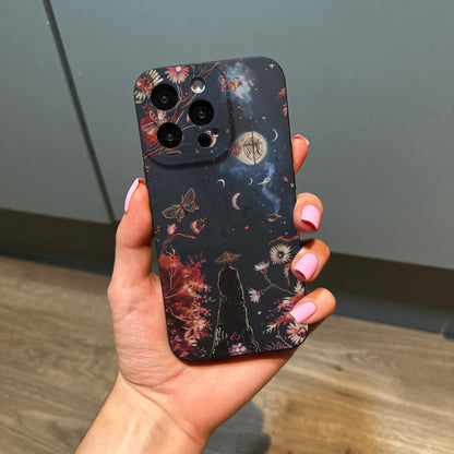 Floral Butterfly Star Phone Case for iPhone 15 14 13 12 11 11 Pro Max Mini 7 8 XR XS X Shockproof Phone Cover with Customised Name