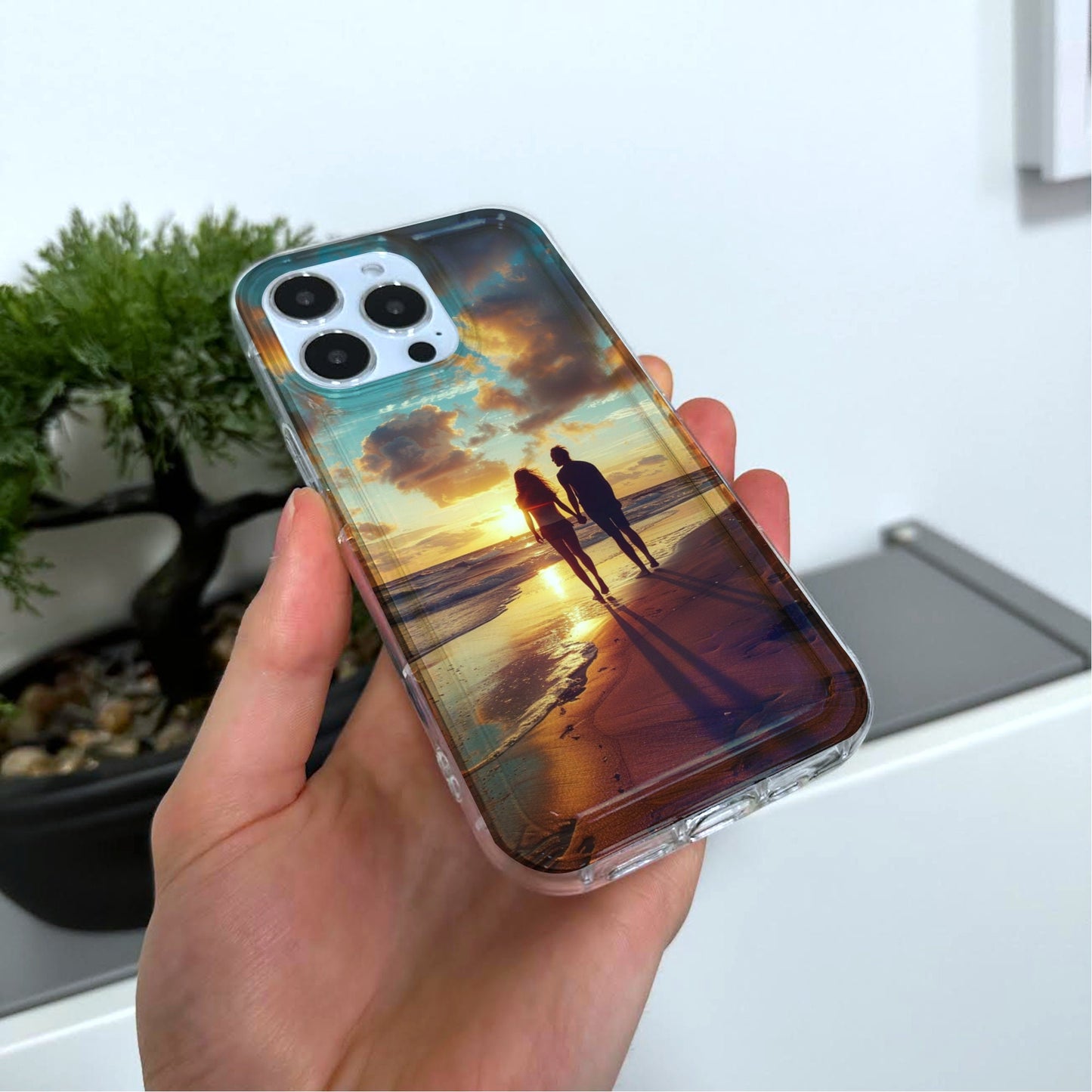 Custom Photo Phone Case for iPhone 17 16 15 14 13 12 11 11 Pro Max Mini 7 8 XR XS X Shockproof Silicone Phone Cover with Custom Name