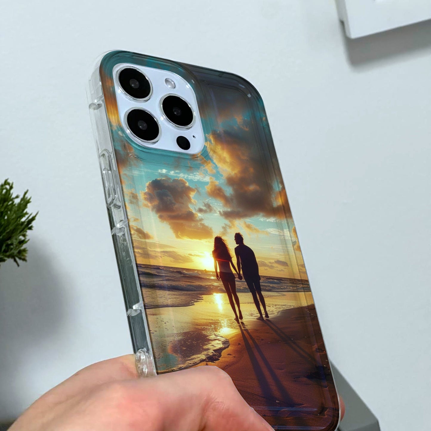 Custom Photo Phone Case for iPhone 17 16 15 14 13 12 11 11 Pro Max Mini 7 8 XR XS X Shockproof Silicone Phone Cover with Custom Name