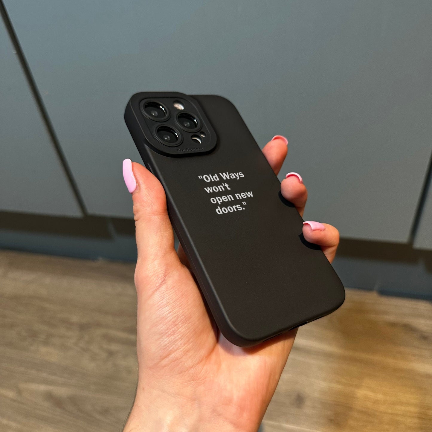 Positivity Goal Girls Phone Case with Quote for iPhone 15 14 13 12 11 11 Pro Max Mini 7 8 XR XS X Shockproof Phone Cover with Custom Name