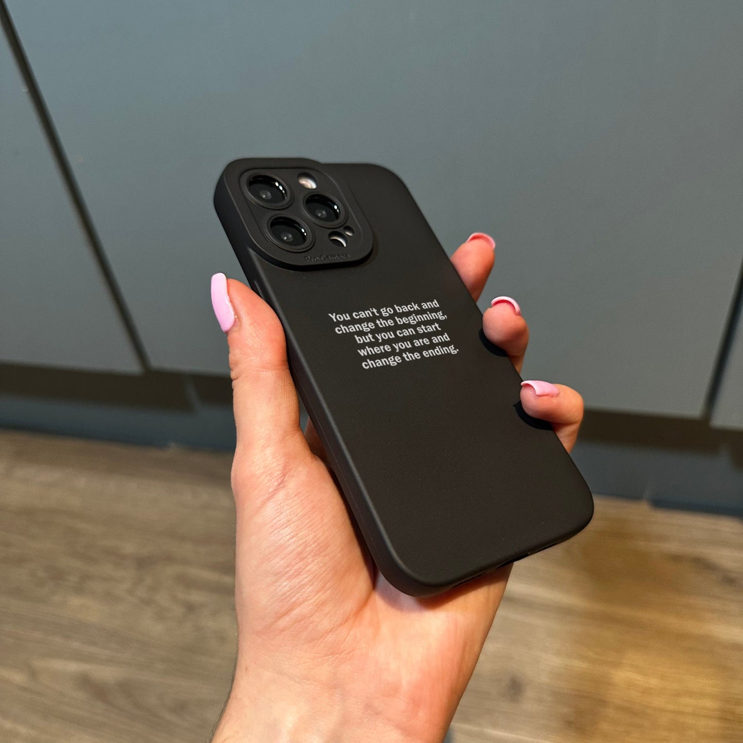 Positivity Goal Girls Affirmation Phone Case with Quote for iPhone 17 16 15 14 13 12 11 11 Pro Max Mini 7 8 XR XS X Shockproof Phone Cover