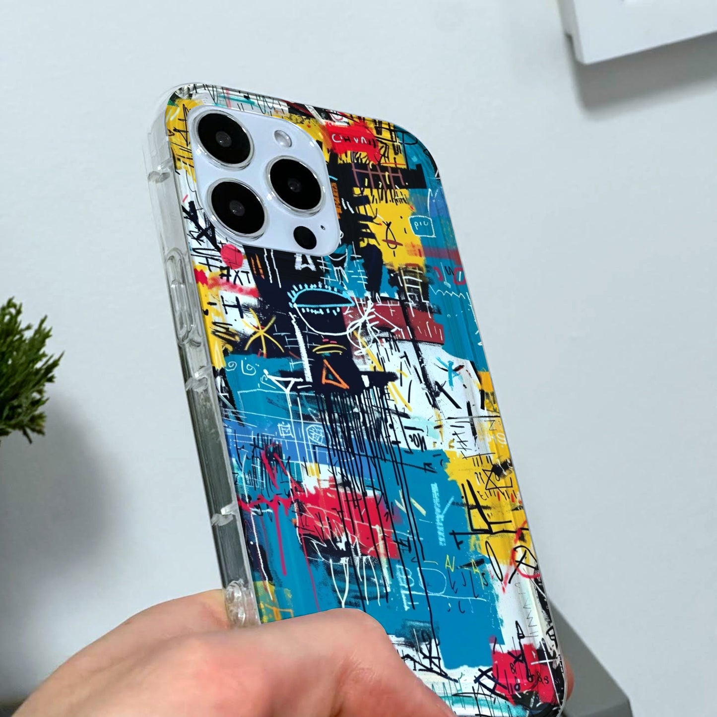 Graffiti Art Phone Case for iPhone 15 14 13 12 11 11 Pro Max Mini 7 8 XR XS X Shockproof Silicone Phone Cover with Custom Name