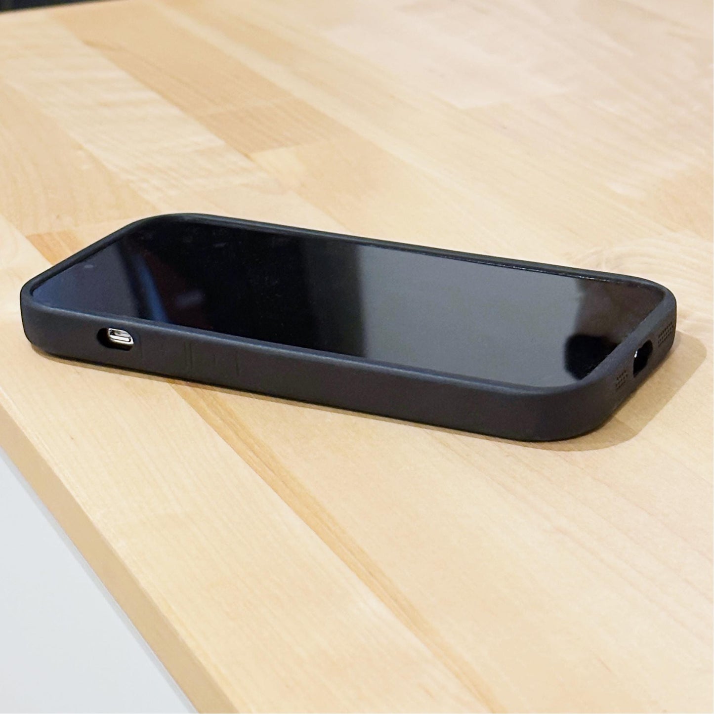 Grey Star Pattern Black Thick Phone Case for iPhone 15 14 13 12 11 11 Pro Max Mini 7 8 XR XS X Shockproof Phone Cover with Customised Name