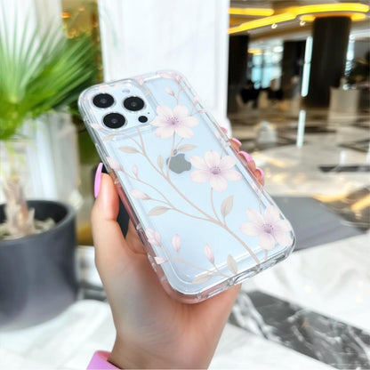 Magnolia blossoms White Flower Floral Clear Phone Case for iPhone 17 16 15 14 13 12 11 11 Pro Max Mini 7 8 XR XS X Shockproof Cover